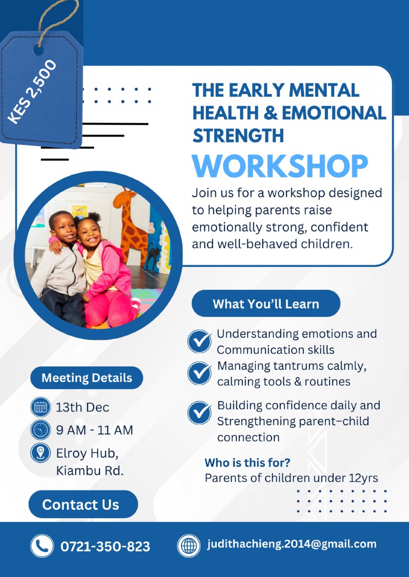 The Early Mental Health & Emotional Strength Workshop