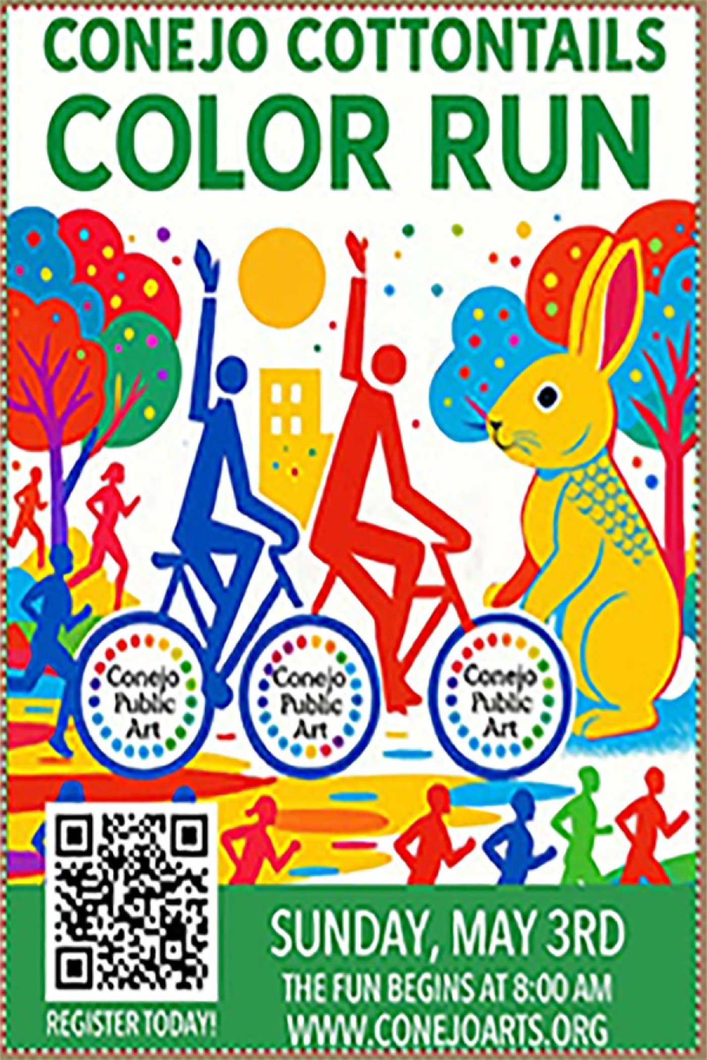 5K Conejo Cottontails Color Run