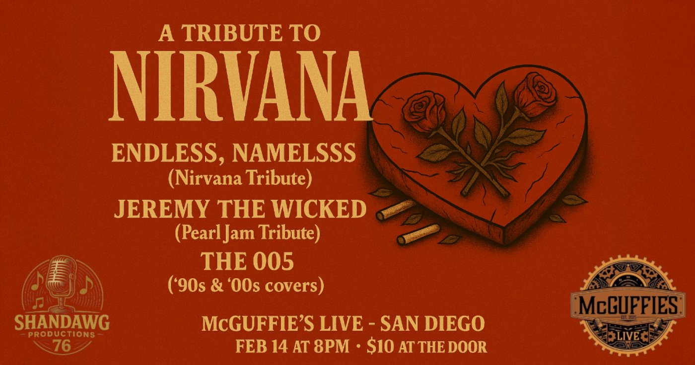 Grunge Night @ McGuffie\u2019s Live