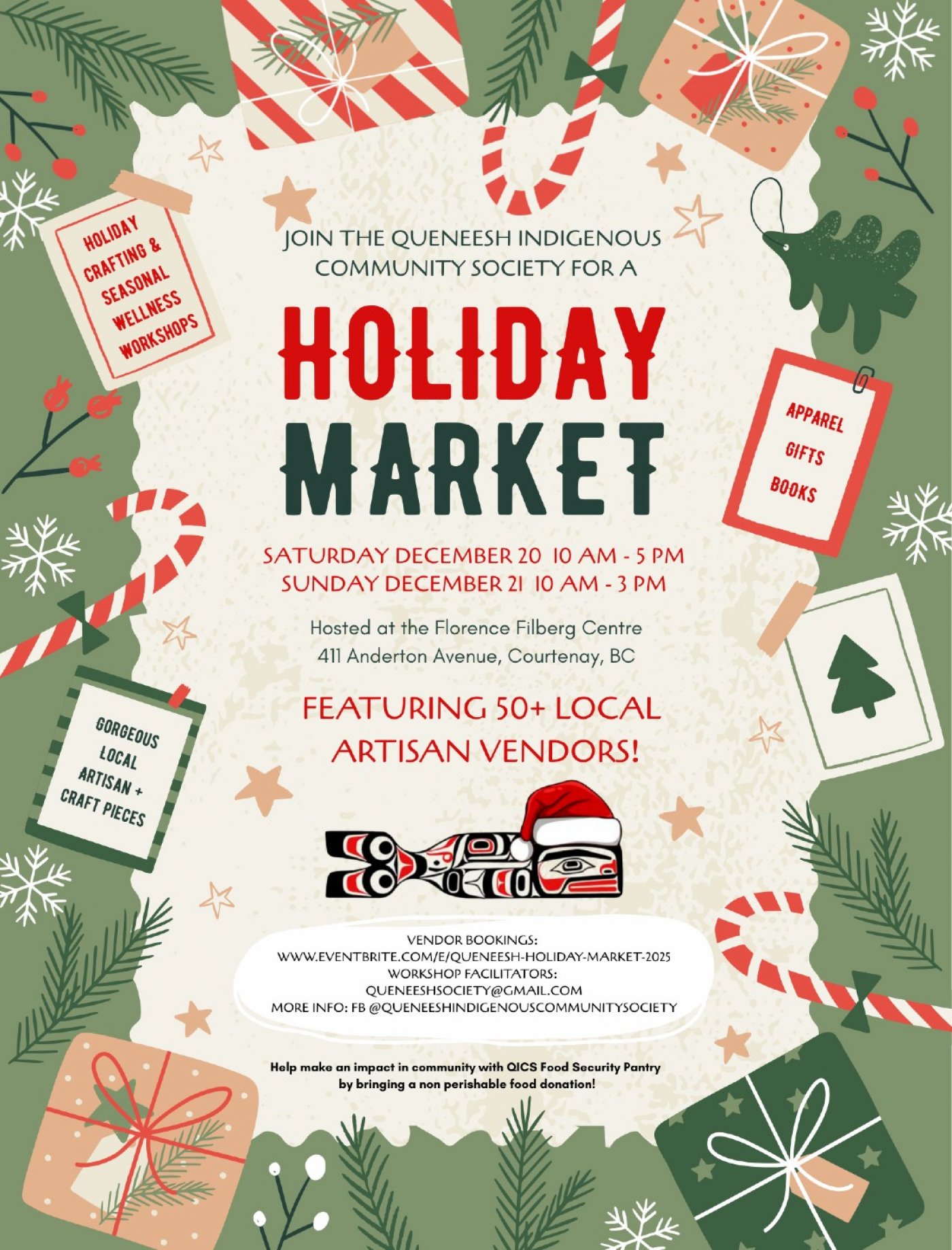 Queneesh Society's HOLIDAY MARKET 2025