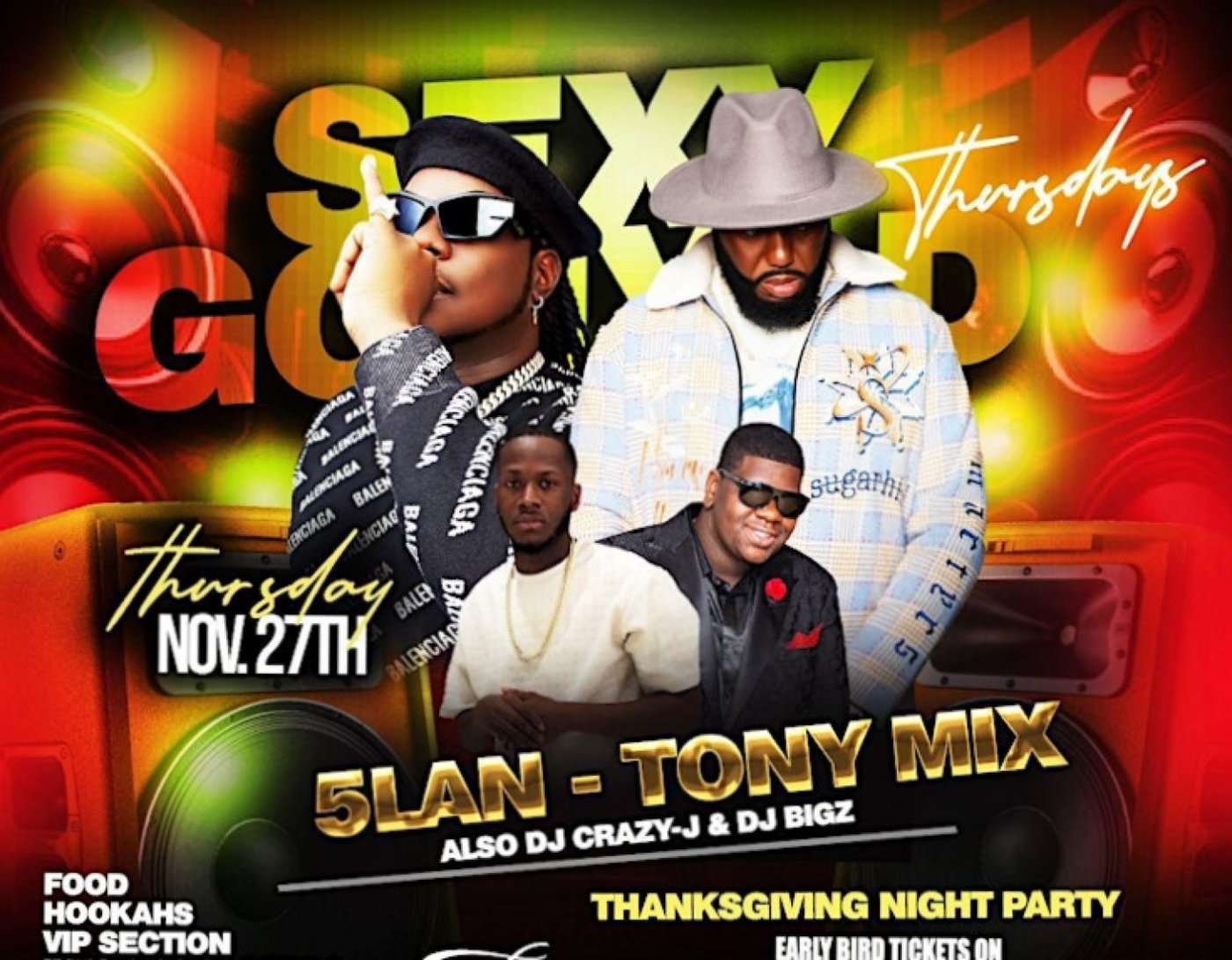 SEXY GOUYAD CITY THURSDAY THANKSGIVING 5LAN, TONY MIX