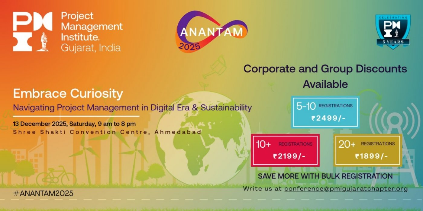 ANANTAM | Embrace Curiosity: Navigating Project Management in Digital Era & Sustainability