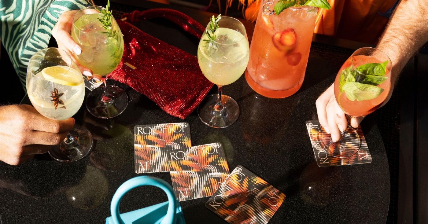 Rooftop Christmas Pool Party at QT Singapore