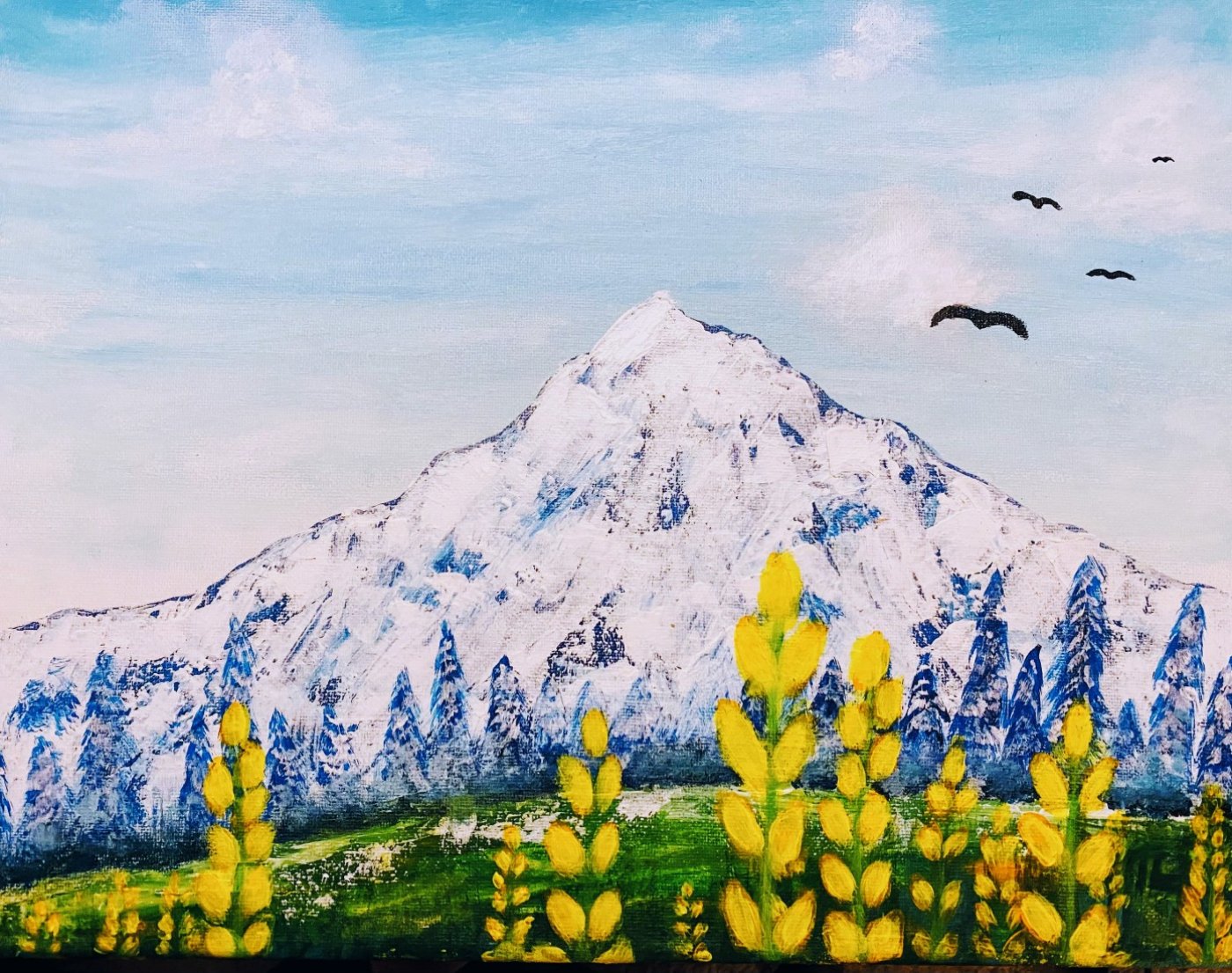 Mt. Hood Palette Knife Paint Night!