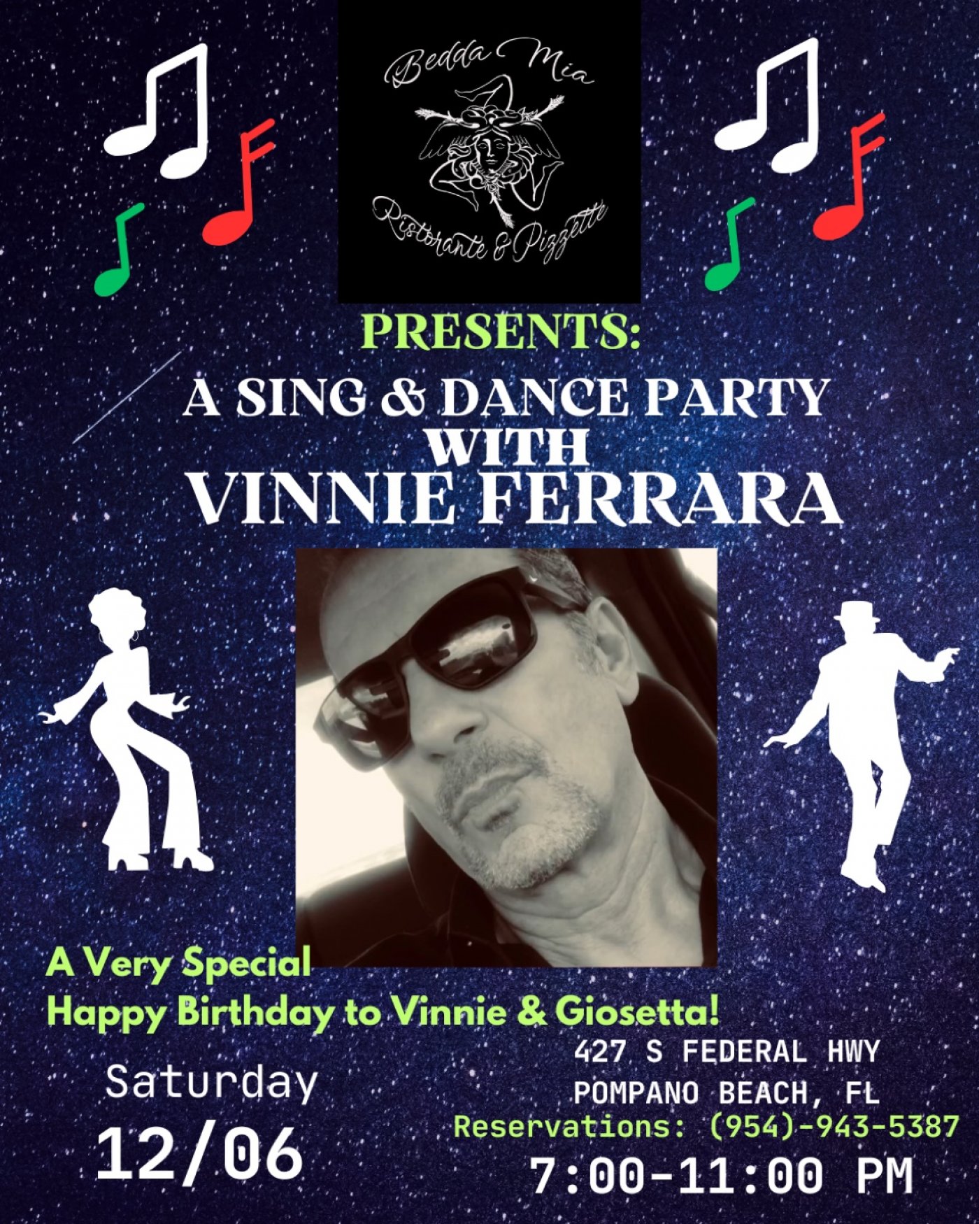 Vinnie Ferrara- \u201cA Sing & Dance Party\u201d
