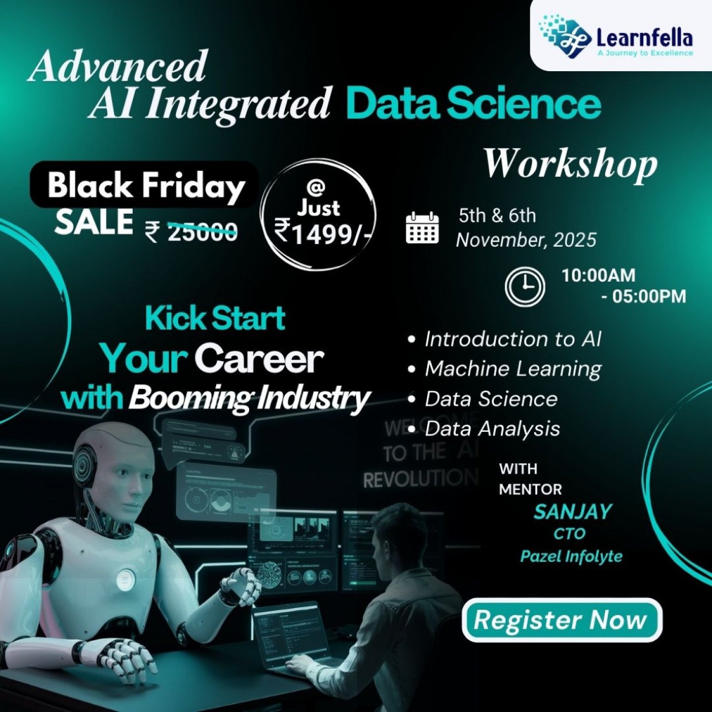 2-Day AI Data Science Workshop \u2013 Chennai (Anna Nagar)