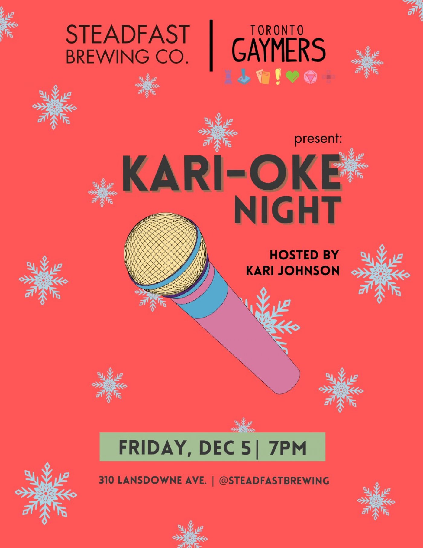 KARAOKE at Steadfast Brewing!