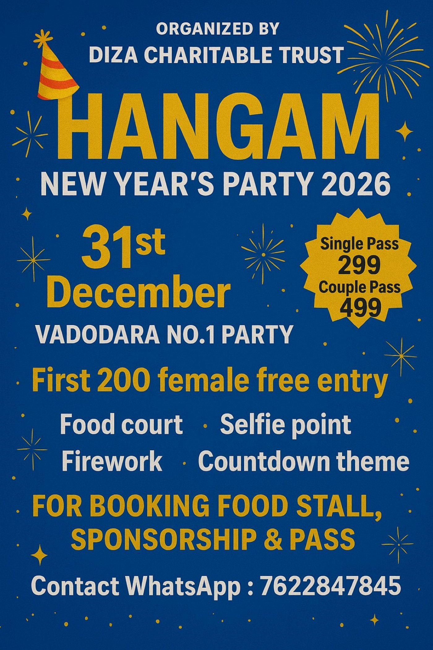 Hangama New year's party 2026 