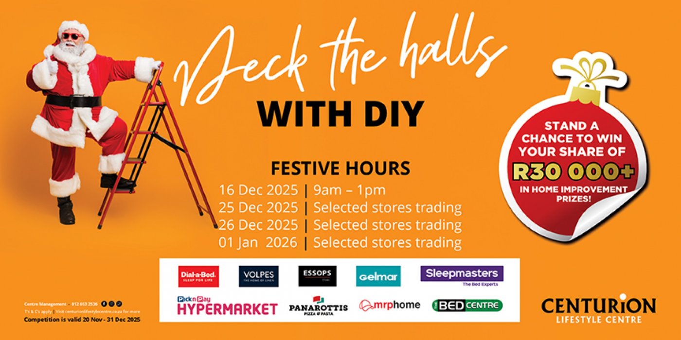Win Your Share of R30,000 in DIY Prizes This Festive Season