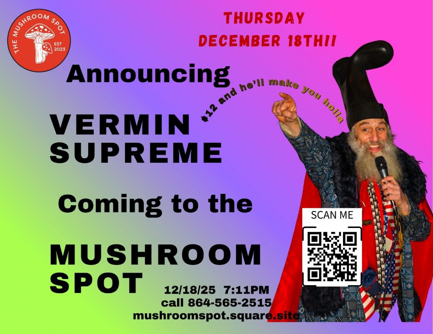 Vermin Supreme LIVE
