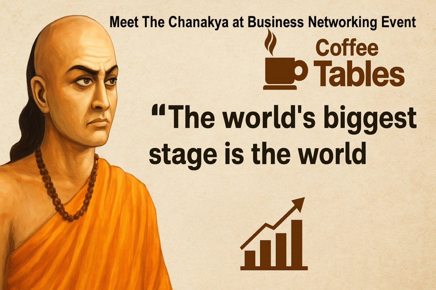 Meet The Chanakya at Business Networking Event of Coffee Tables on 14th December from 2 PM Onwards