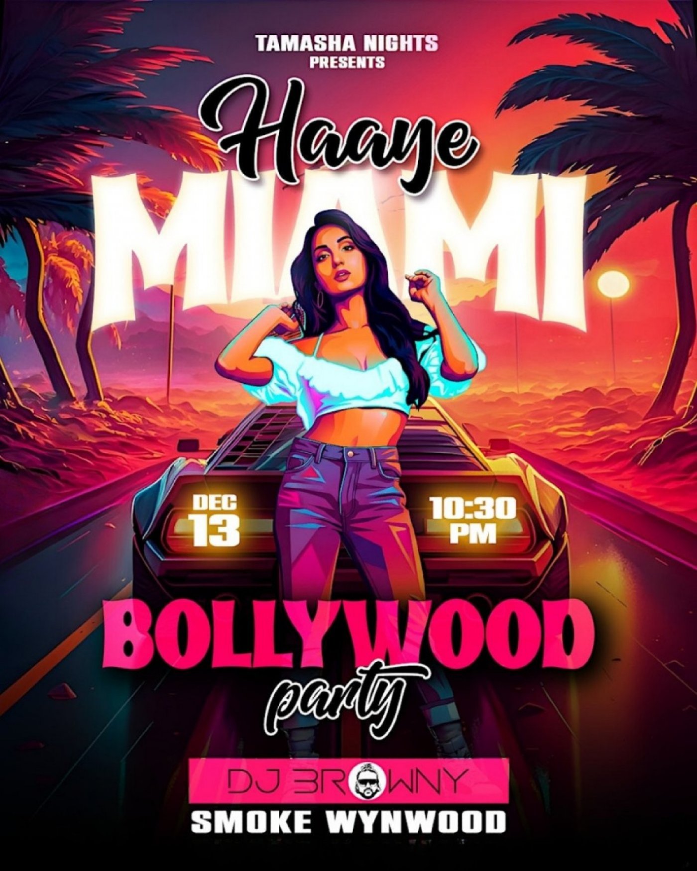 HAAYE MIAMI BOLLYWOOD PARTY@SMOKE WYNWOOD