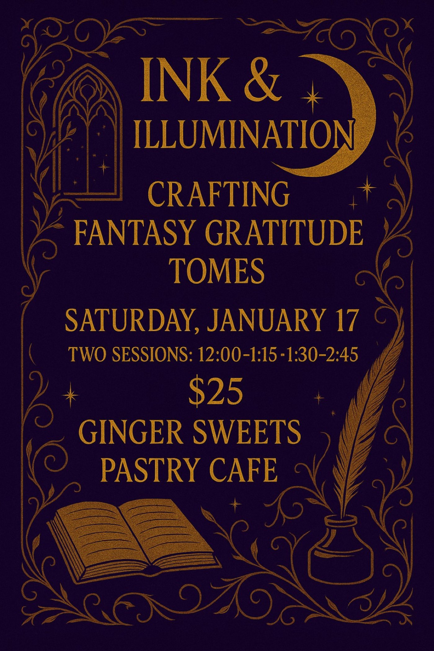 Ink & Illumination: Crafting Fantasy Gratitude Tomes