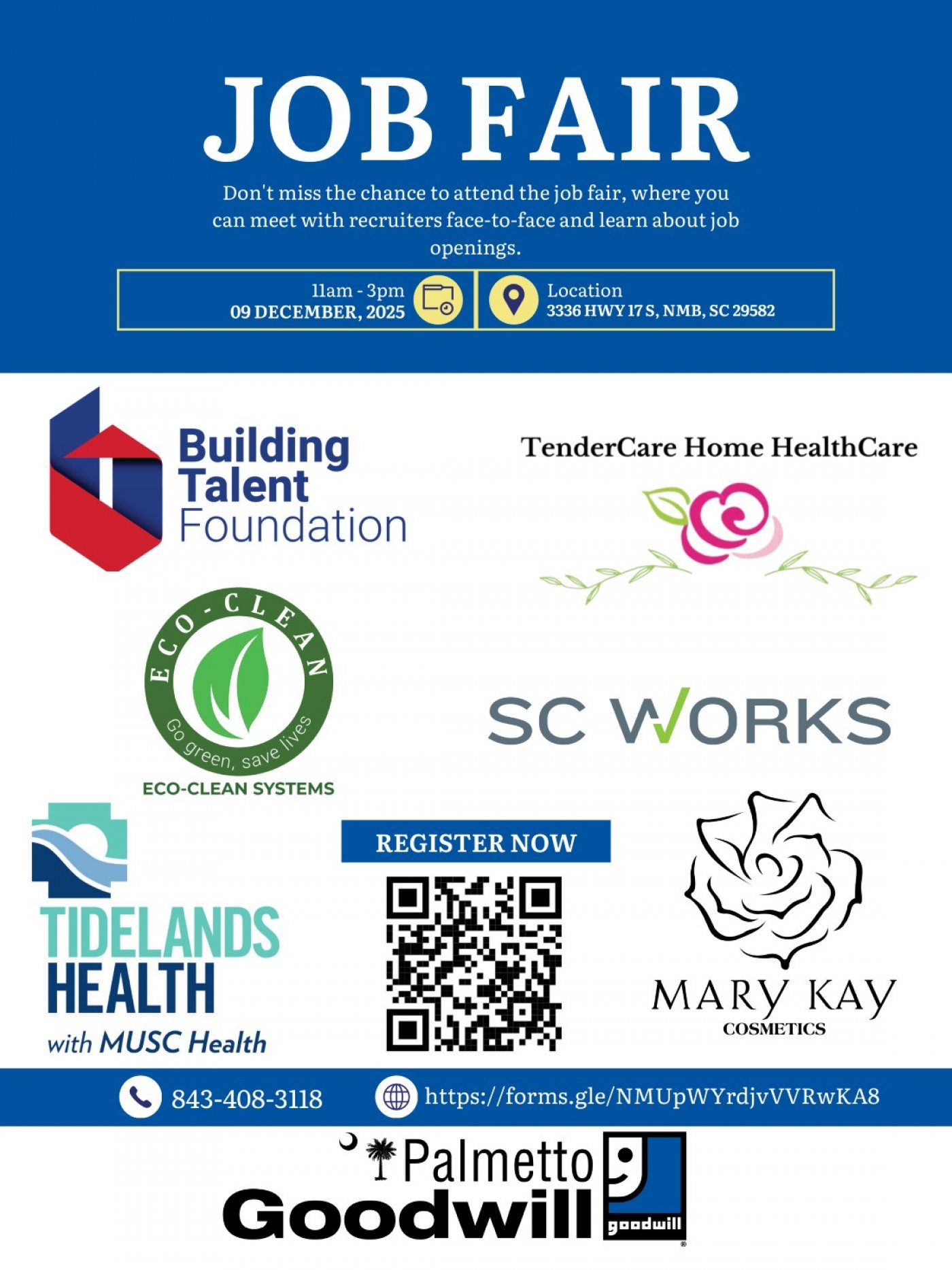 Multi-Employer Job Fair in North Myrtle Beach (December 2025)