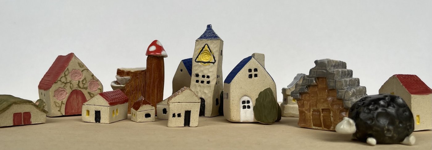 Tiny House Village - ceramic art workshop led by Satrell Studio