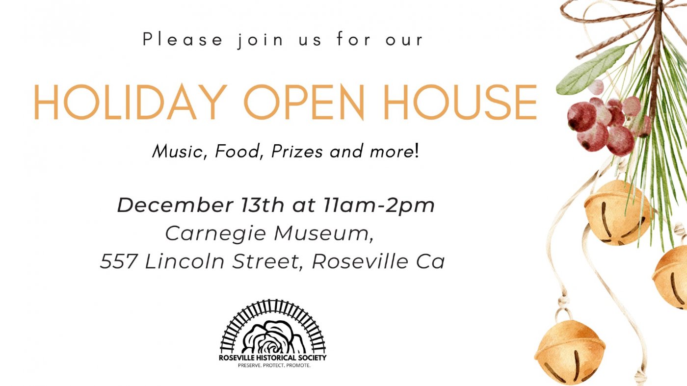 Roseville Historical Museum Open House 