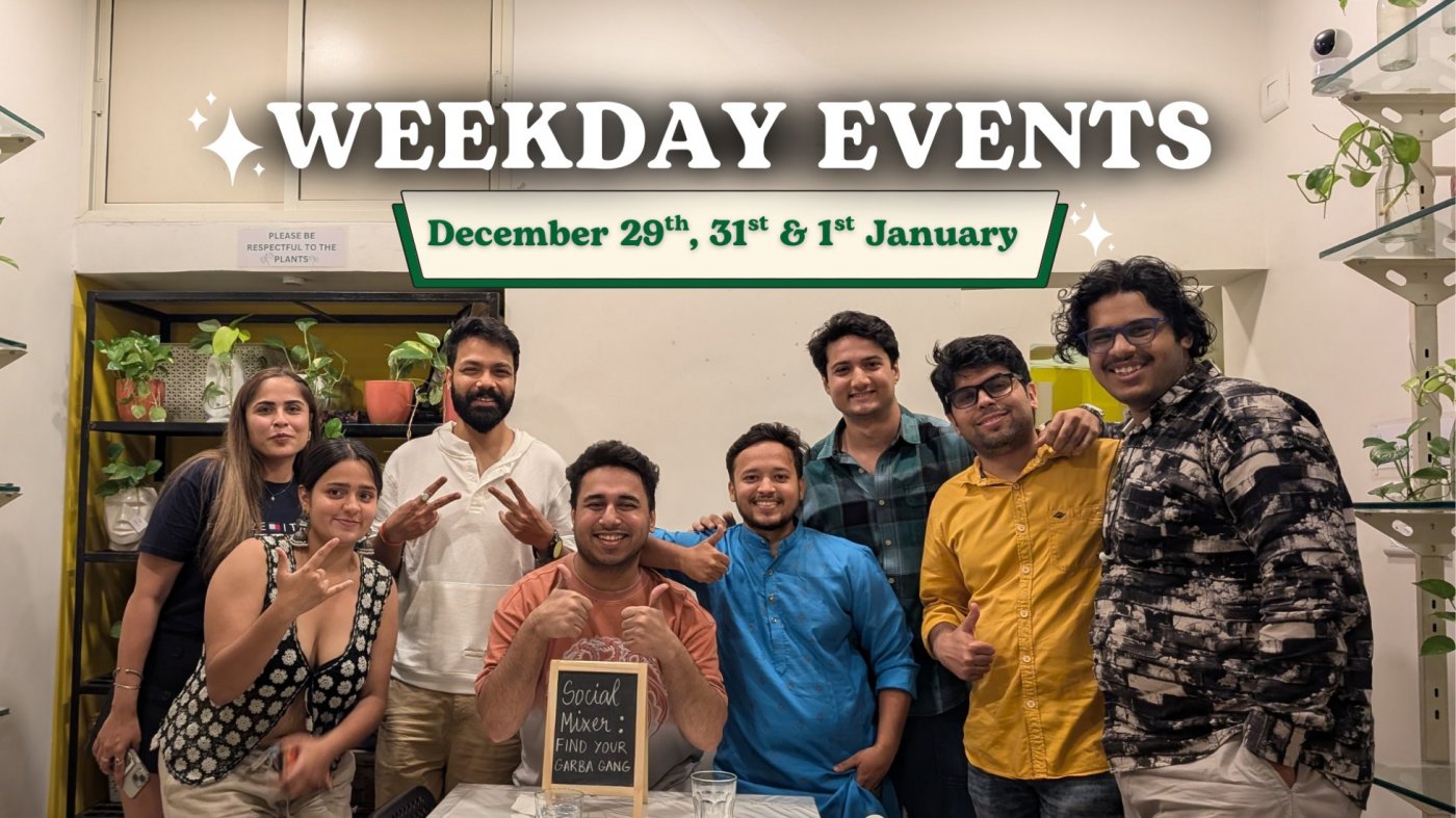 Weekday Events at CPL, Rajpath Rangoli (December 29th, 31st & January 1st)