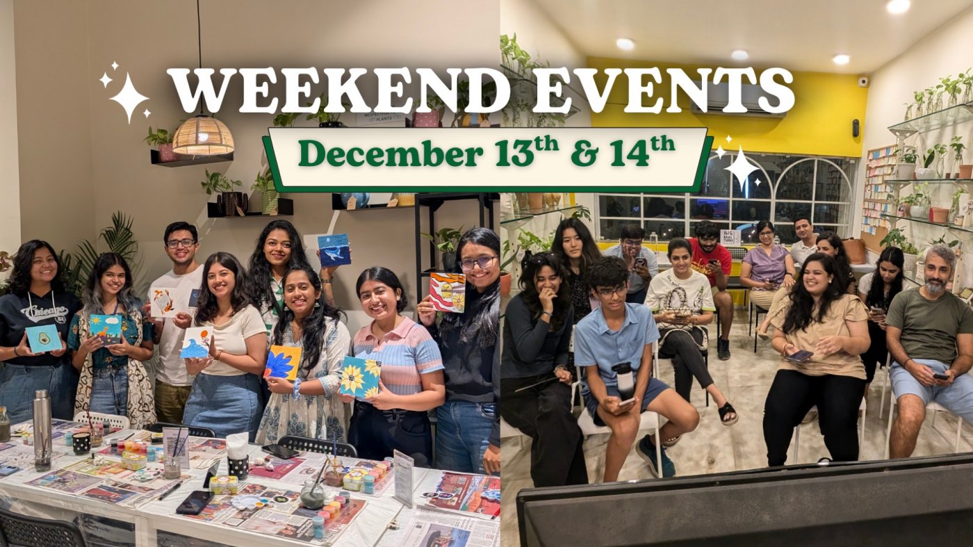 Weekend Events at CPL, Naranpura (December 13th & 14th)