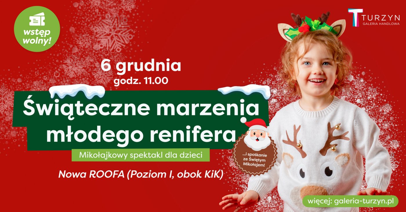 Miko\u0142ajkowy spektakl dla dzieci w GH Turzyn