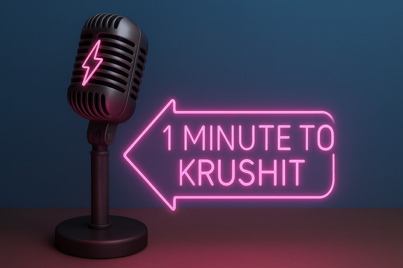 OUTDOOR COMEDY NIGHT: 1 MINUTE TO KRUSHIT'
