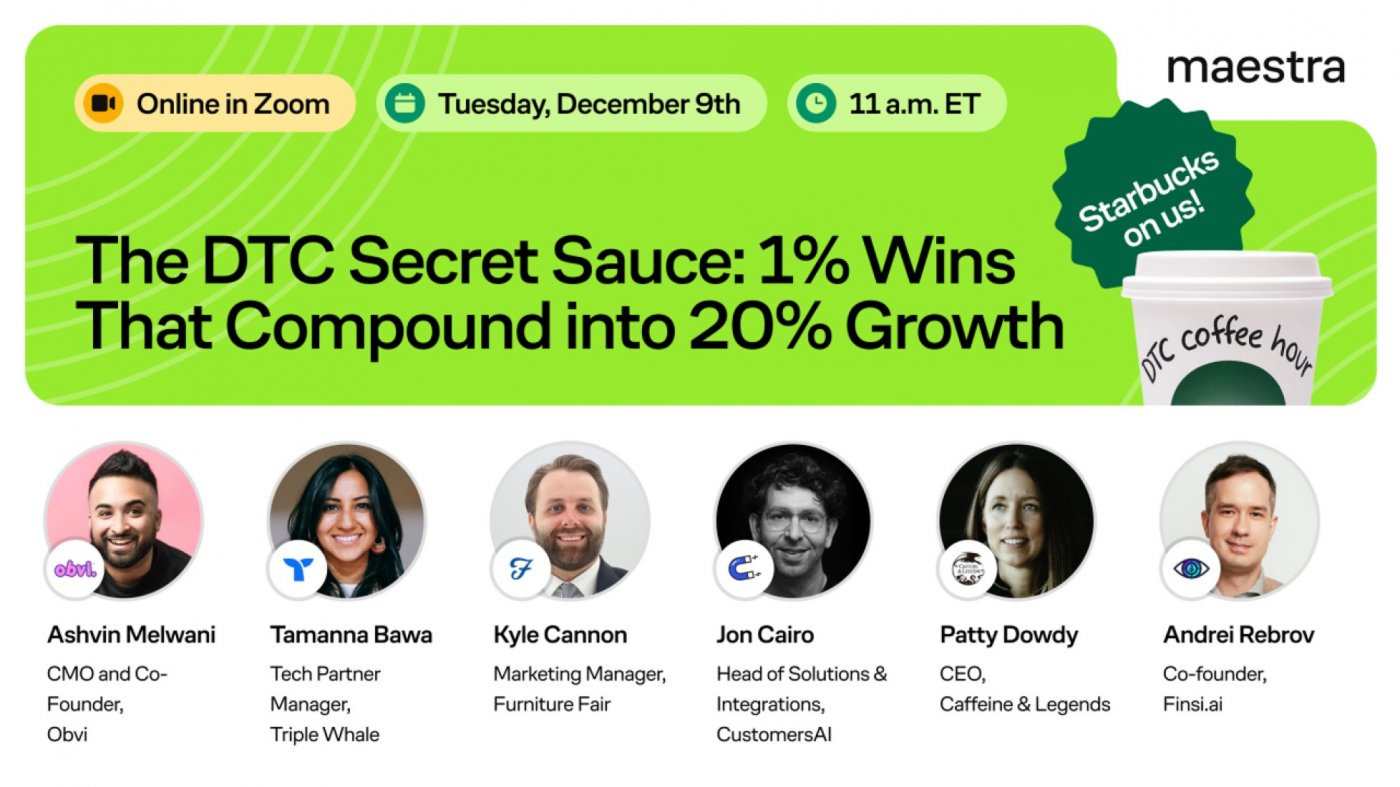 The DTC Secret Sauce: 1% Wins That Compound into 20% Growth