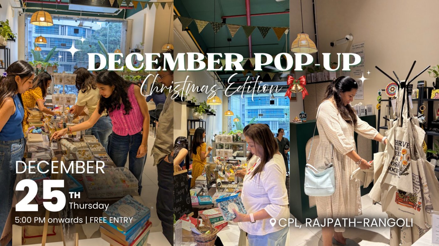 Christmas Pop-up at CPL, Rajpath-Rangoli (25th December)