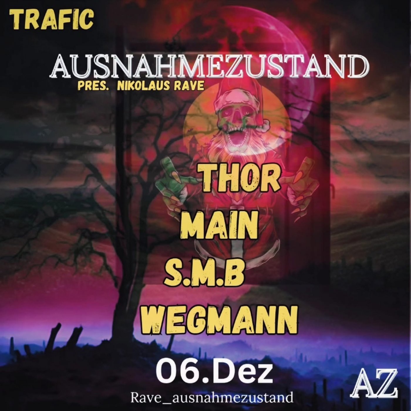 AUSNAHMEZUSTAND pres. Nikolaus @rave_ausnahmezustand 