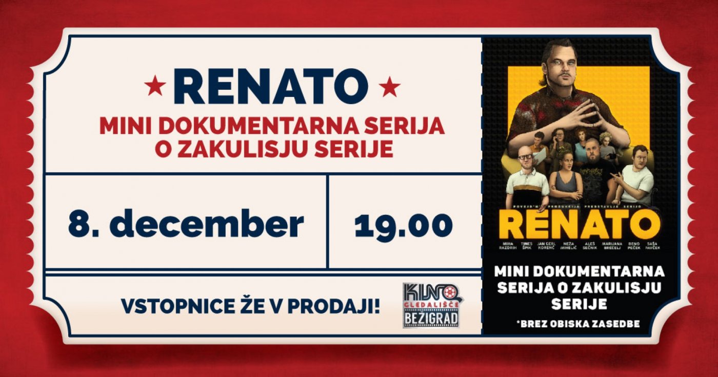 RENATO: Mini dokumentarna serija o zakulisju serije