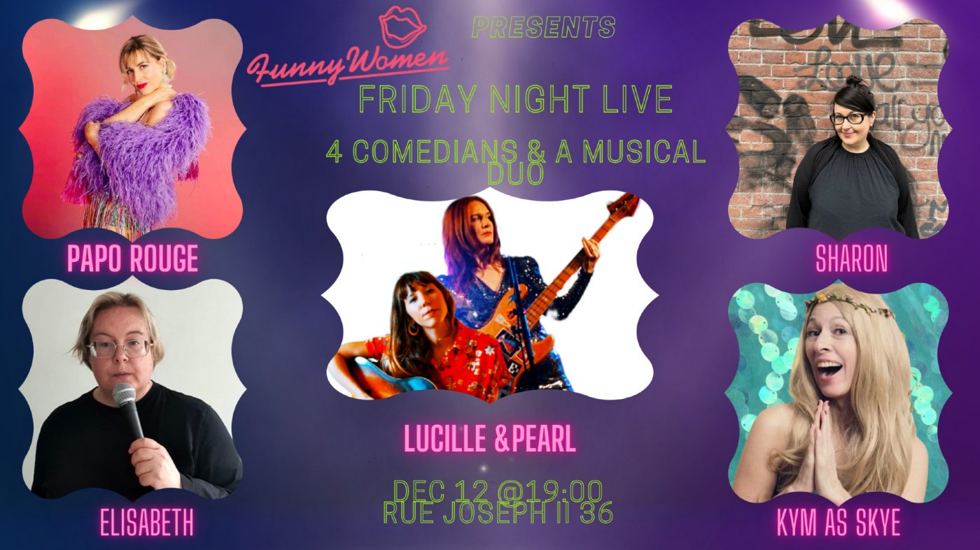 Friday Night Live - December edition with comedy and live music