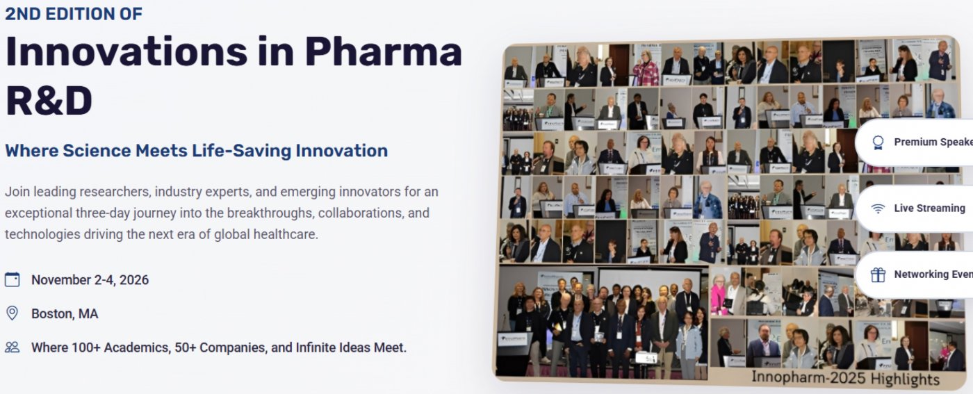 Second International Conference on Innovations in Pharma R&D