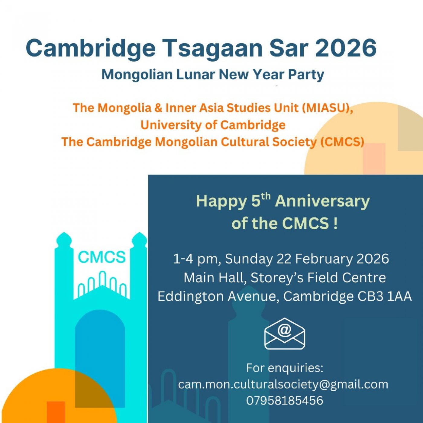Cambridge Tsagaan Sar 2026