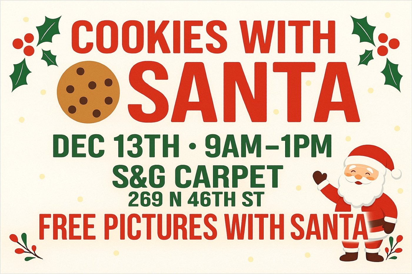 Cookies with Santa