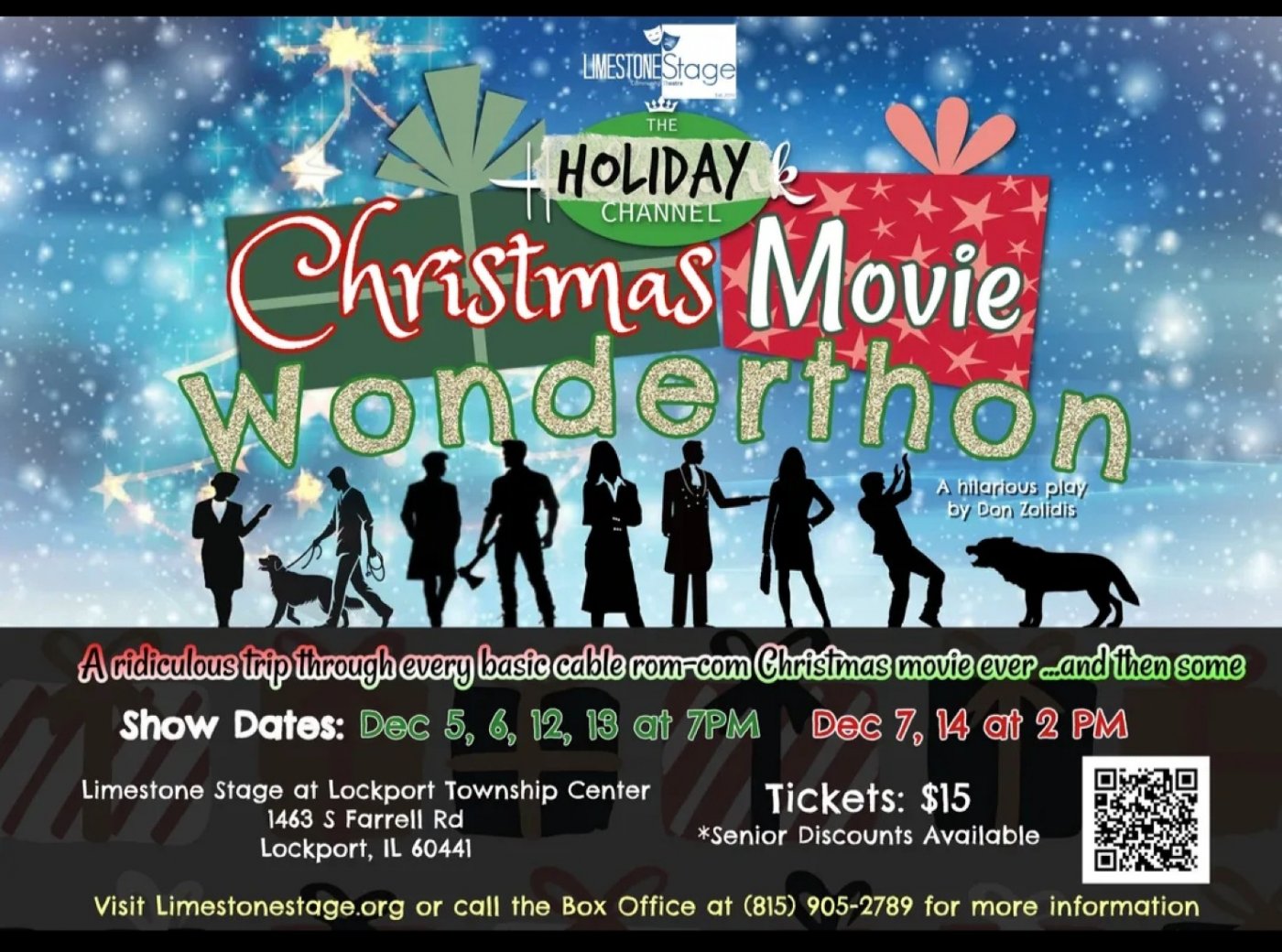 Limestone Stage Presents "The Holiday Channel Christmas Movie Wonderthon"