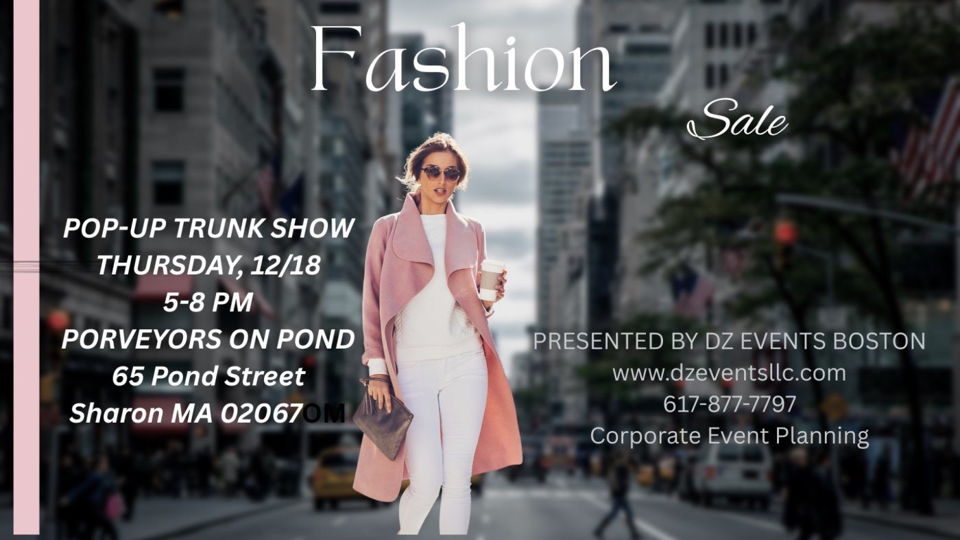 Pop-up high fashion trunk show!!
