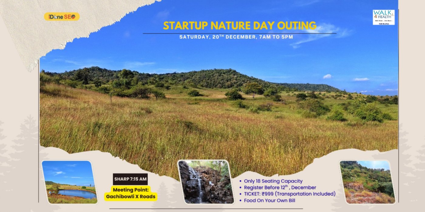 Startup Nature Day Outing - Anantha Giri Hills