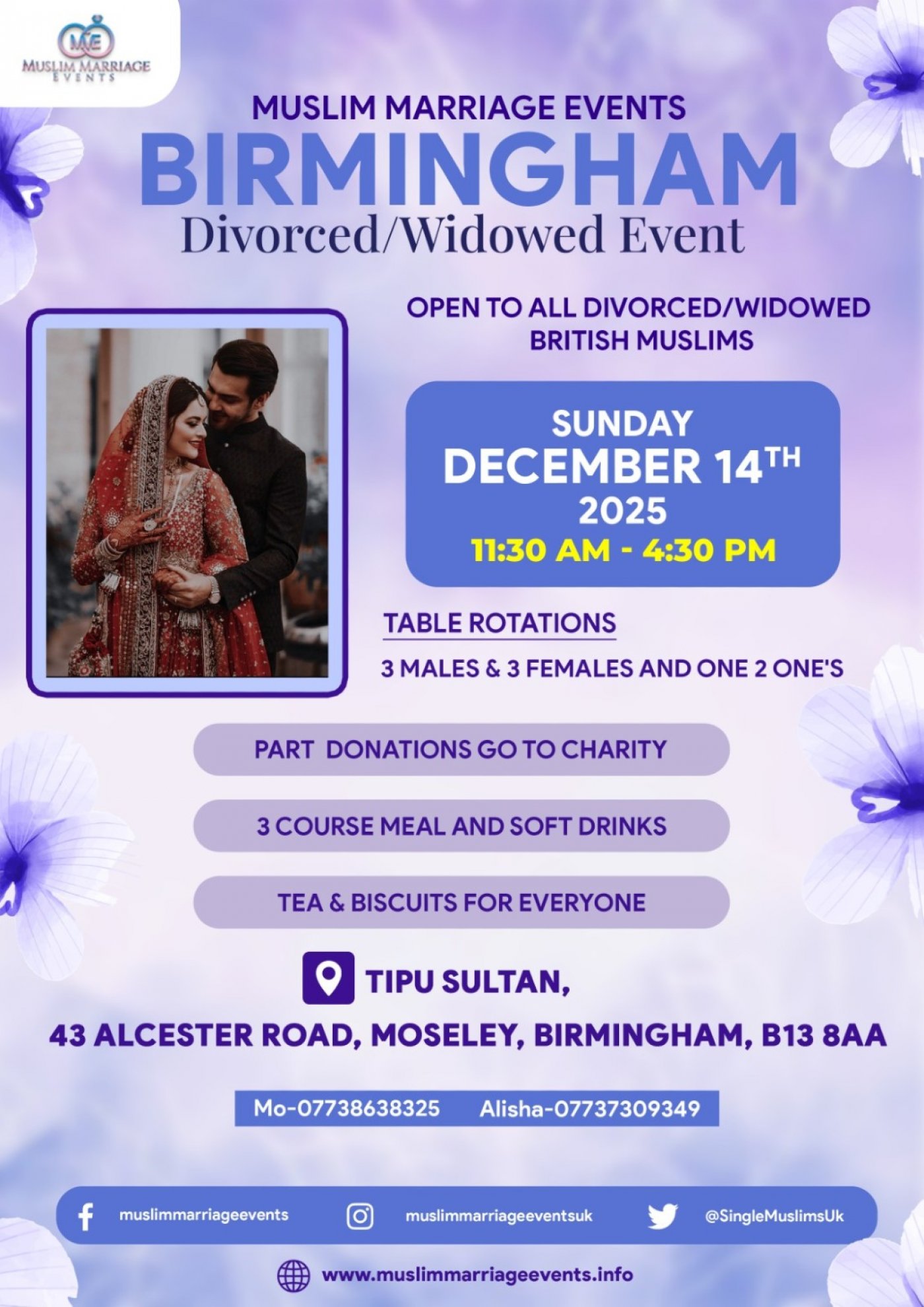 Divorcee\/Widow Event - Muslim Marriage Events Birmingham
