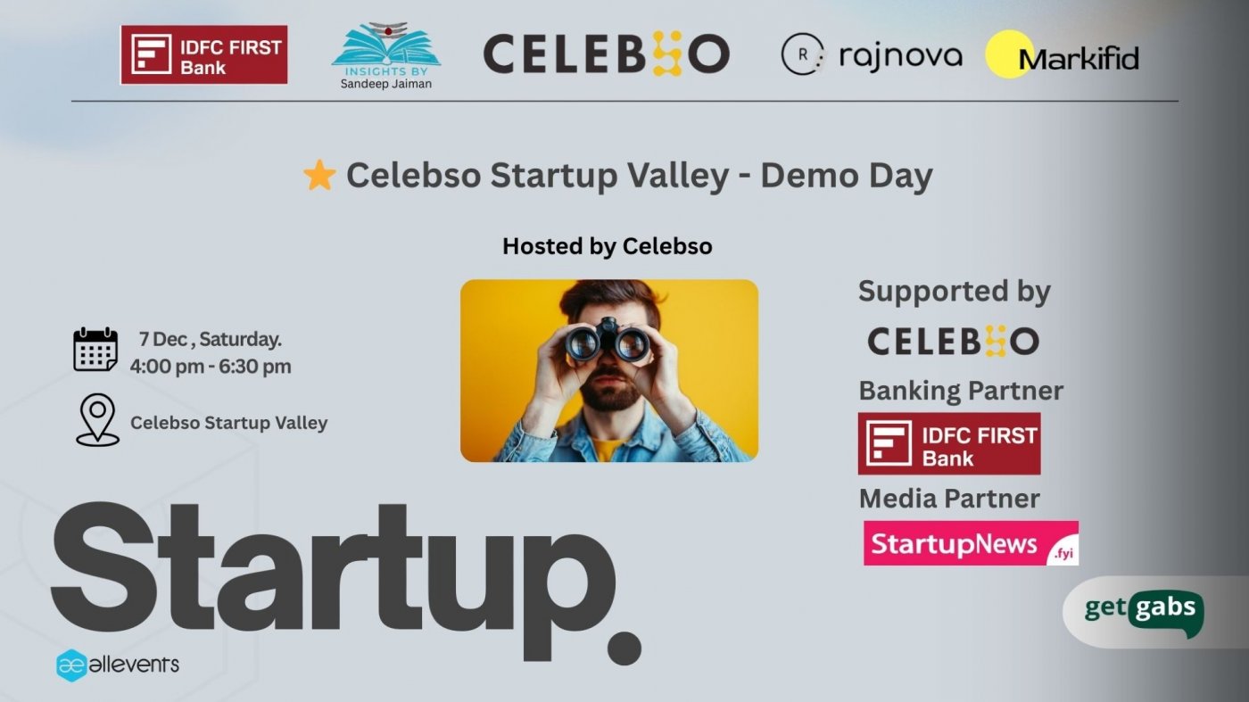 \u2b50 Celebso Startup Valley \u2013 Demo Day