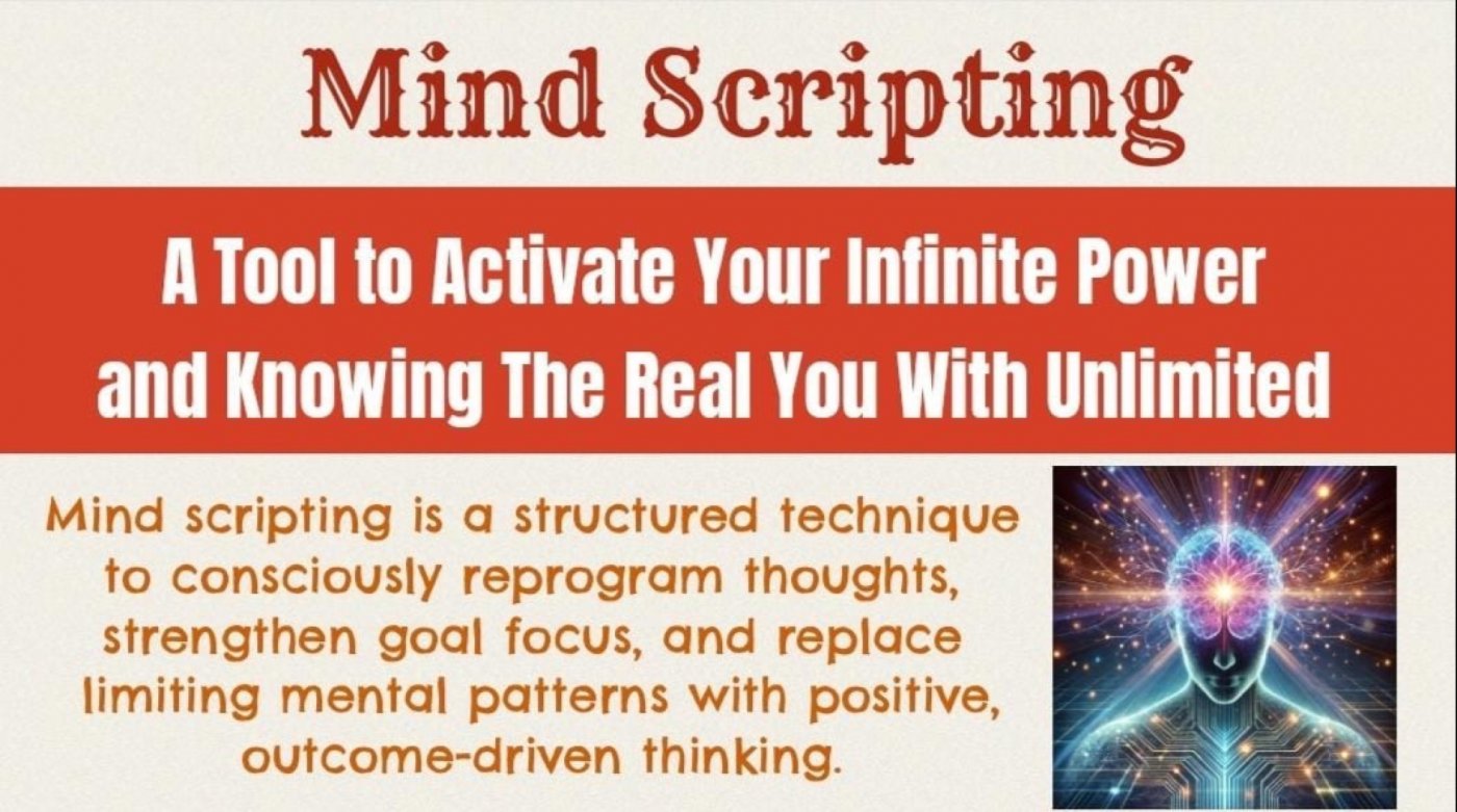 Mind Scripting A Tool to Activate Your Infinite Power and Knowing The Real You With Unlimited