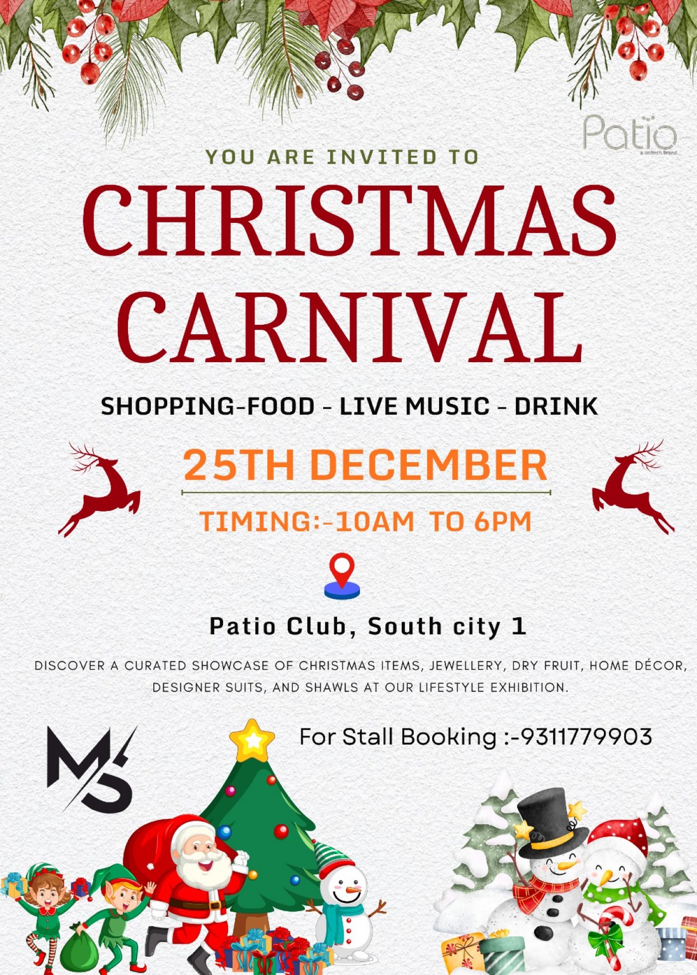 christmas carnival in club