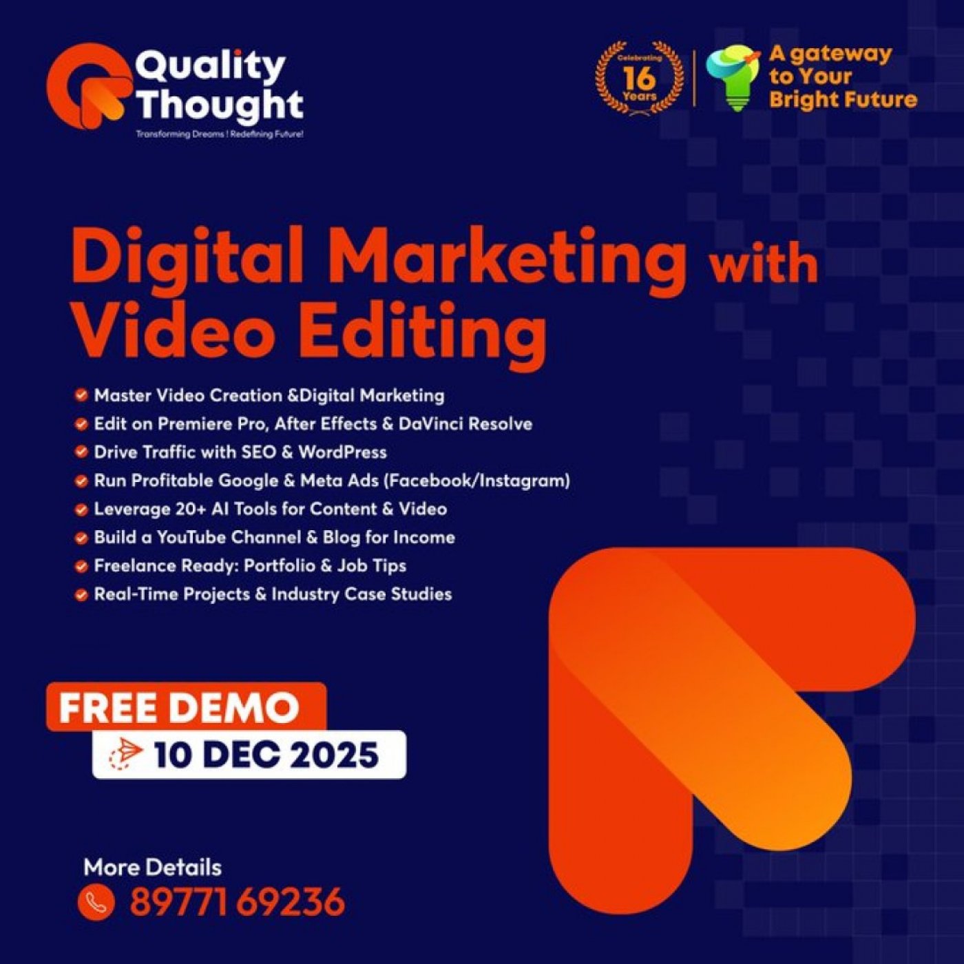 Digital Marketing with Video Editing