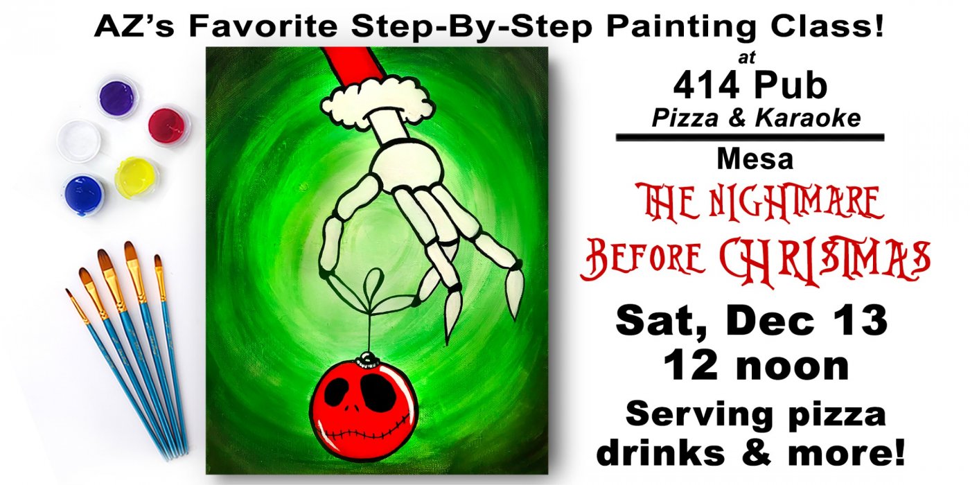 The Nightmare Before Christmas - Paint and Sip Party!