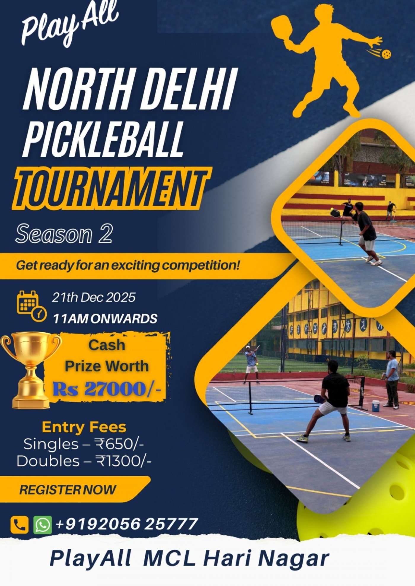  North Delhi Pickleball Championship Season - 02 