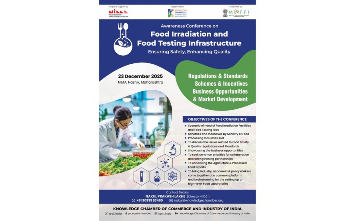 Awareness Conference on Food Irradiation and Food Testing Infrastructure in Nashik Region