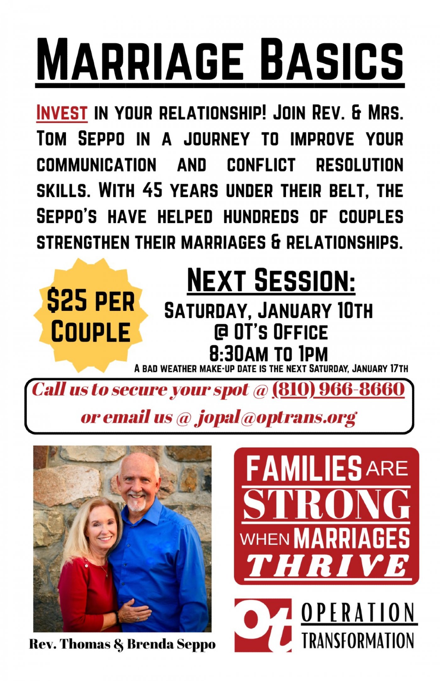 Marriage Basics Class