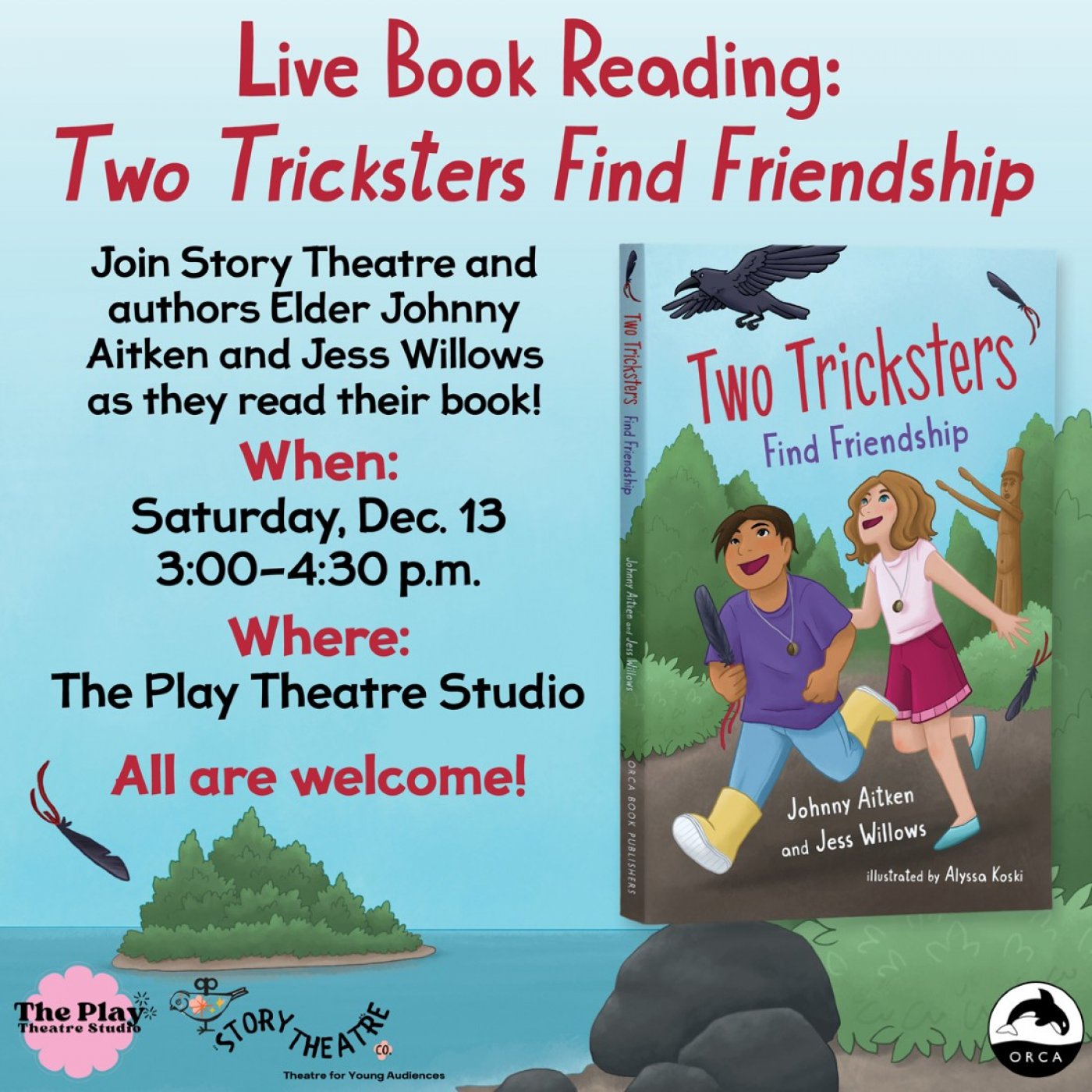 Live Book Reading: Two Tricksters Find Friendship