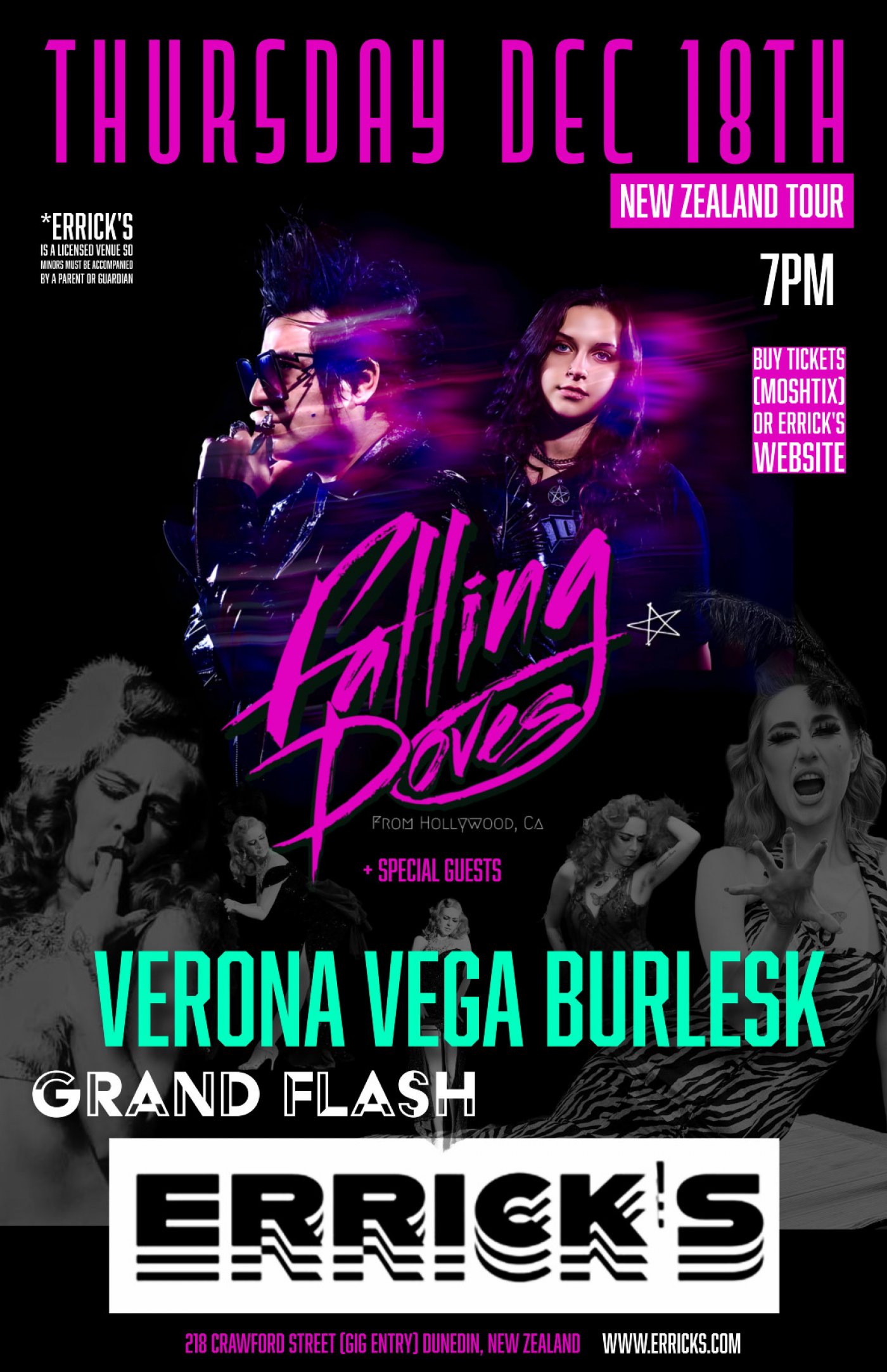 Errick's - Falling Doves 10th Anniversary Tour