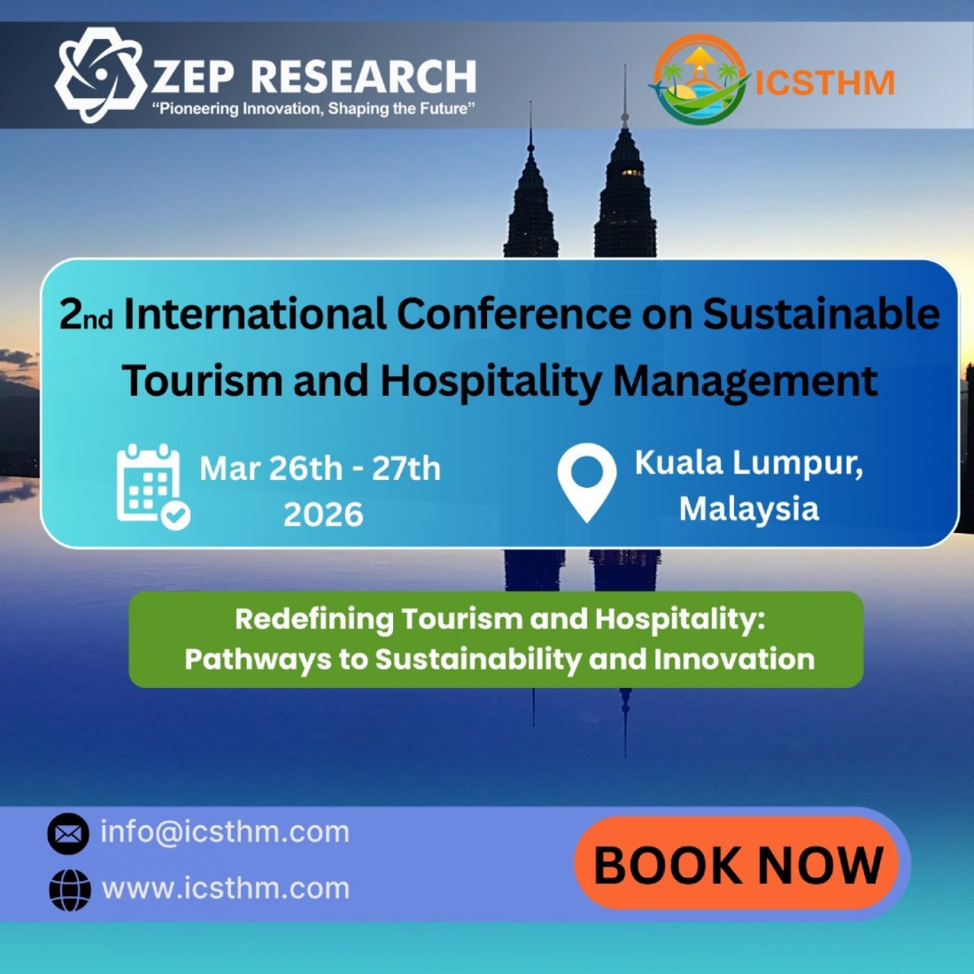 2nd International Conference on Sustainable Tourism and Hospitality Management