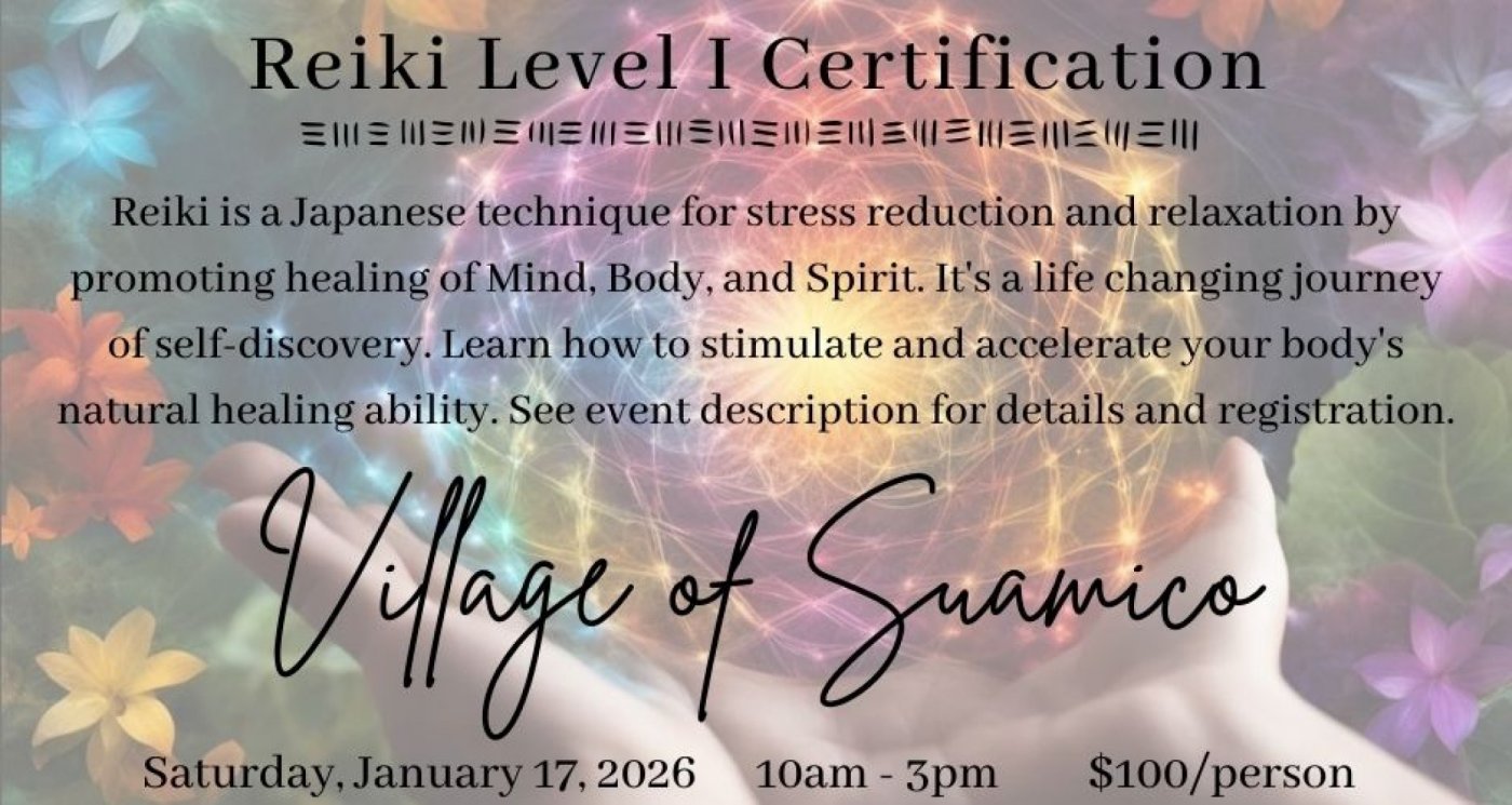 Usui Reiki Level I Certification