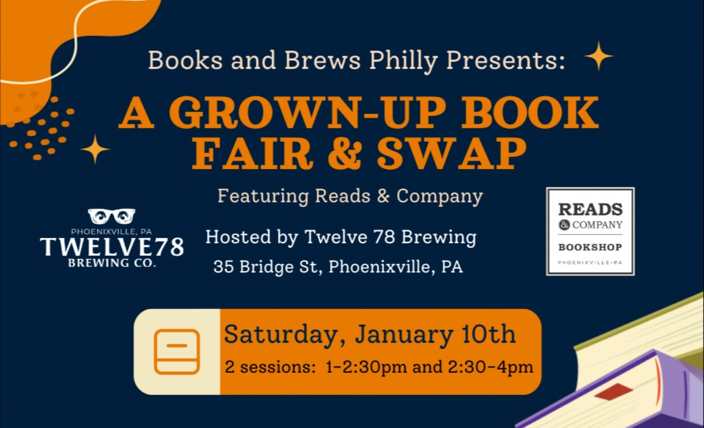 Grown-Up Book Fair and Swap-Phoenixville