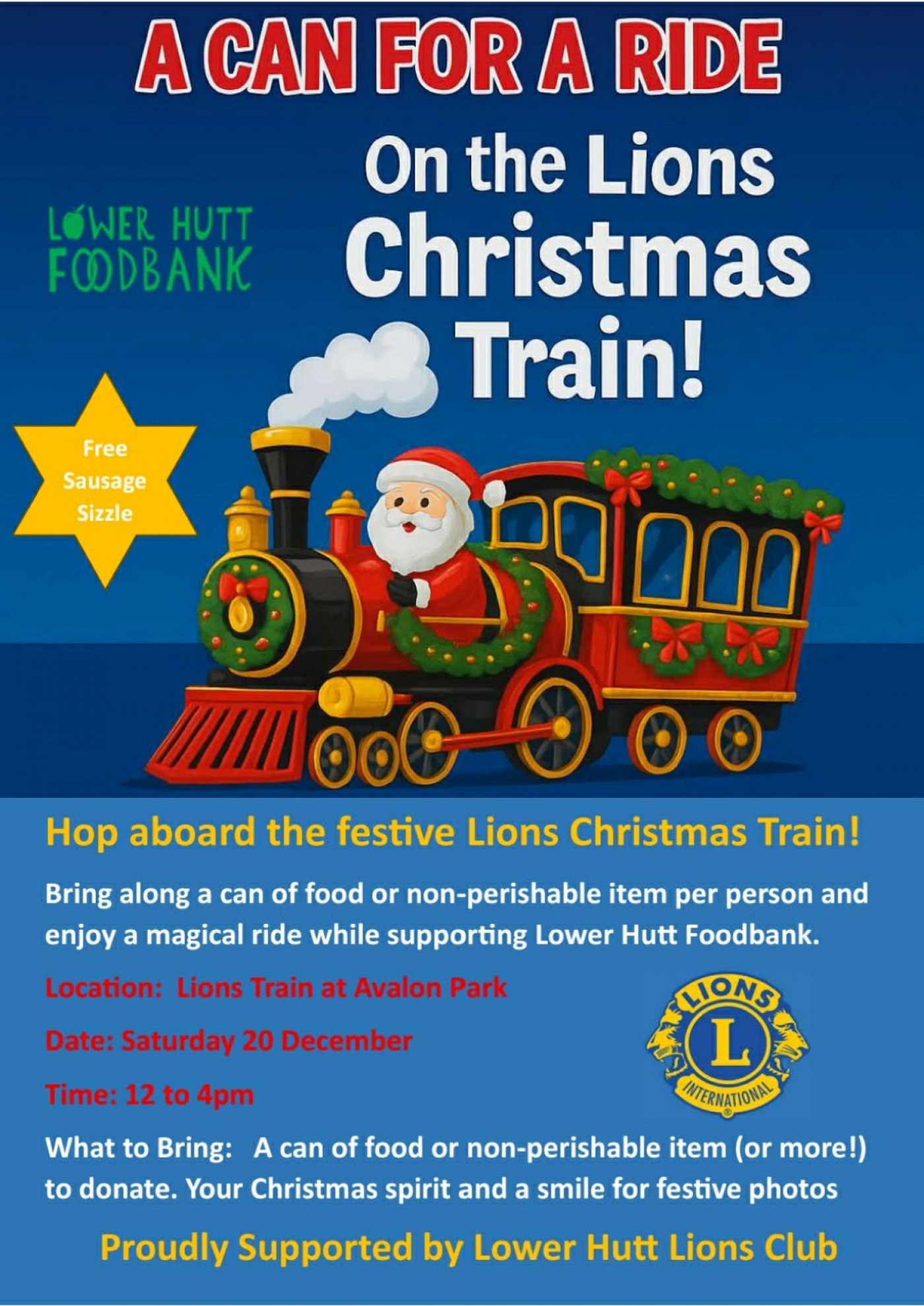 Lions Lower Hutt Christmas Train Ride